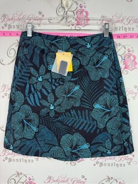 Ripskirt Hawaii skort skirt brand new with tags Blue Teal Floral Skort
